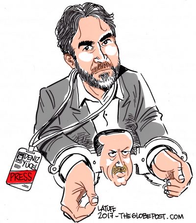 Journalist Goes To Prison -- Cartoon/Latuff