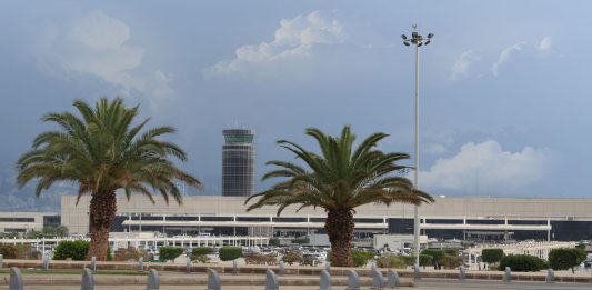 Beirut international airport in Lebanon