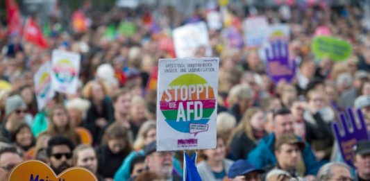 "Stop the AfD" rally in Germany