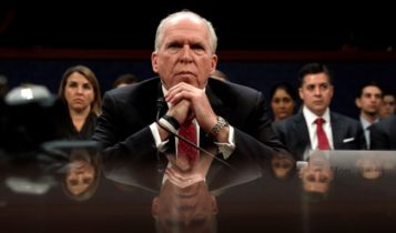 Former CIA Director John Brennan tesifies on Capitol Hill in Washington