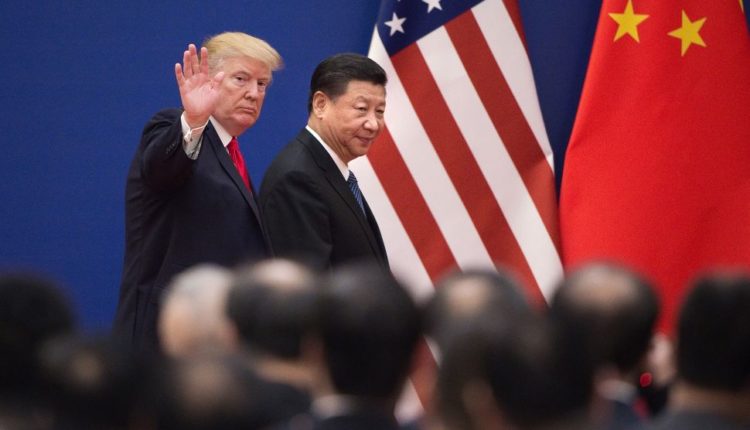 US President Donald Trump and China's President Xi Jinping in Beijing
