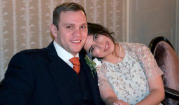 Matthew Hedges and his wife