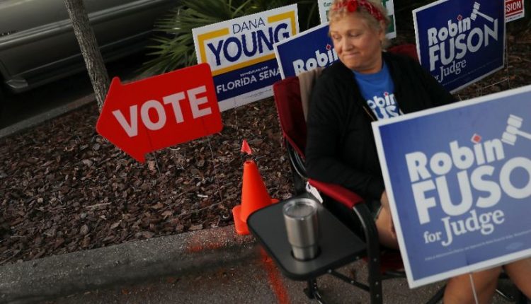 A voter in Florida