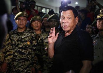 Philippines President Rodrigo Duterte and the army.