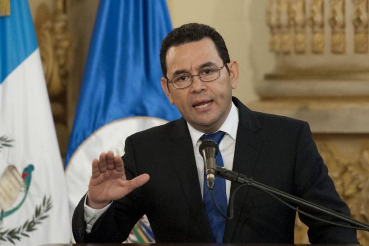 Guatemala's President Jimmy Morales