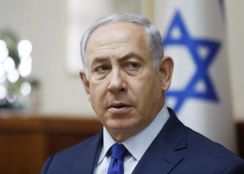 Prime Minister Benjamin Netanyahu attends the weekly cabinet meeting in Jerusalem on November 19, 2017