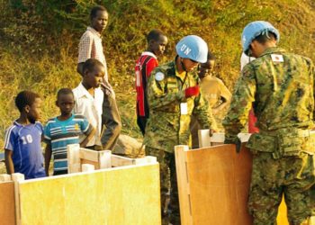 UN personnel in SOuth Sudan