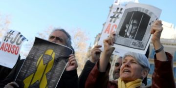 Twelve Catalan separatist politicians and activists face years behind bars for rebellion or other charges for pushing an independence referendum in 2017