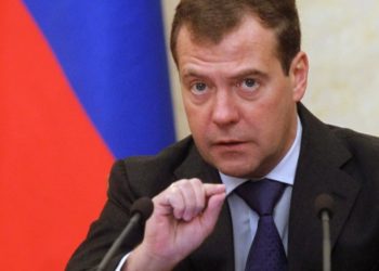 Russia's Prime Minister Dmitry Medvedev