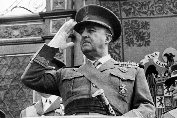 Spanish General Francisco Franco in the 1960's