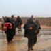 Women with children in Syria's Rukban camp