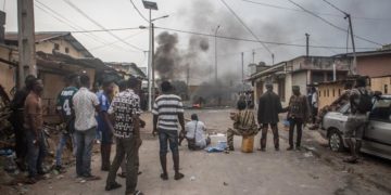 Protesters barricade the streets of Cadjehoun in Benin. Photo: AFP