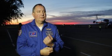 Dmitry Rogozin, head of the Russian space agency Roscomos