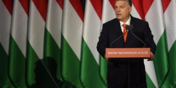 Hungary's Prime Minister Viktor Orban delivers his state of the nation