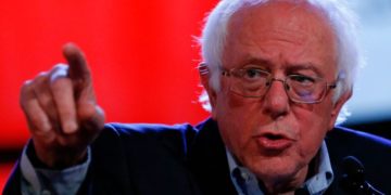 US Senator Bernie Sanders speaks at "The People's Summit" in Chicago, June 10, 2017.