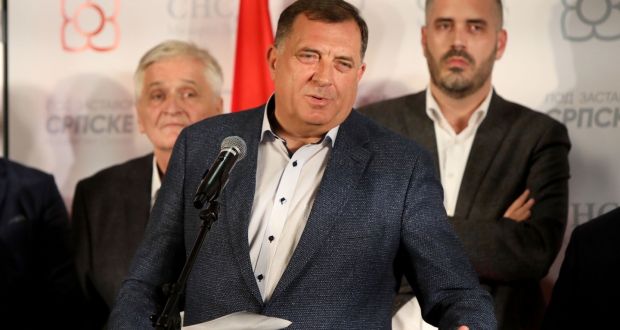 Milorad Dodik, Bosnian-Serb member of Bosnia and Herzegovina’s tripartite presidency.
