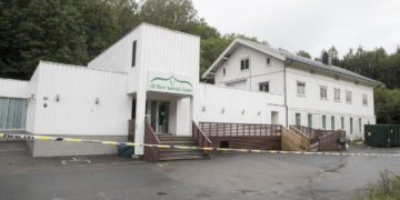 The Al-Noor Mosque in Norway, where a white supremacist terrorist opened fired but was wrestled to the grown by worshipers, preventing anyone from being killed.