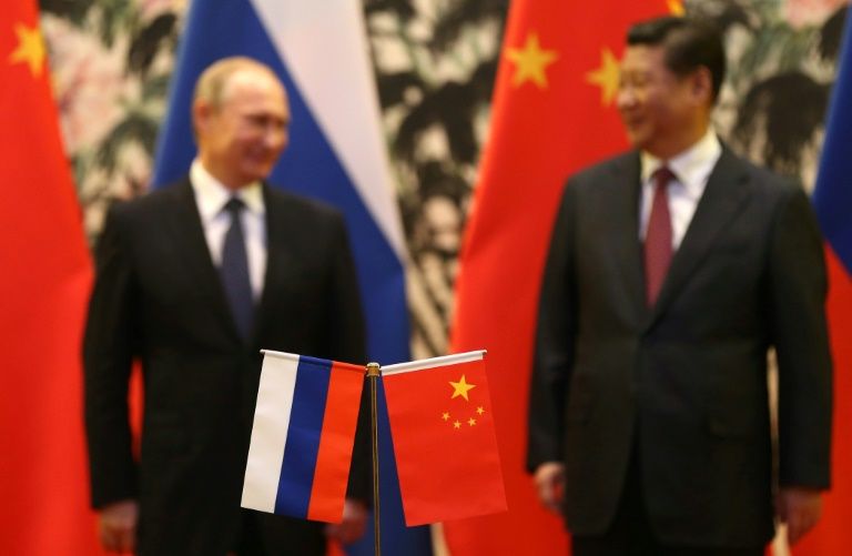 China's Xi Jinping and Russia's Vladimir Putin.