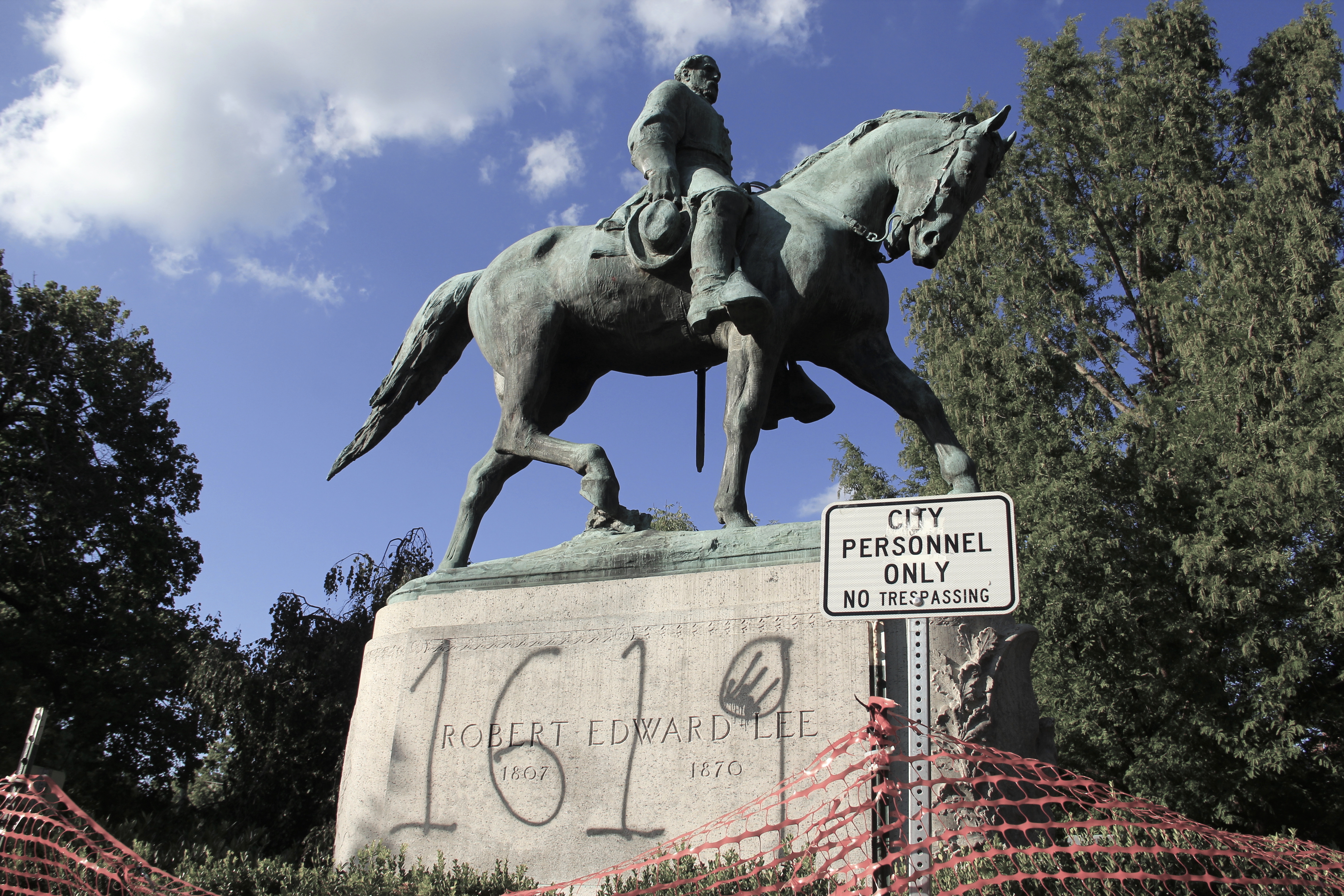 Statue of Robert Edward Lee in Charlottesville