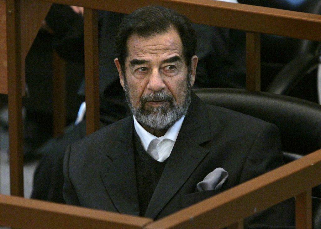 Former Iraqi President Saddam Hussein 