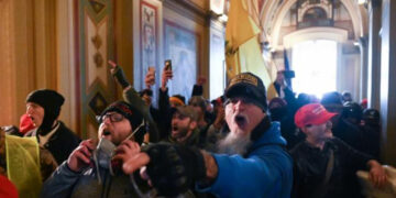 Demonstrators breached security and entered the US Capitol