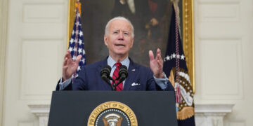 President Biden speaks about the Colorado shootings at the White House.