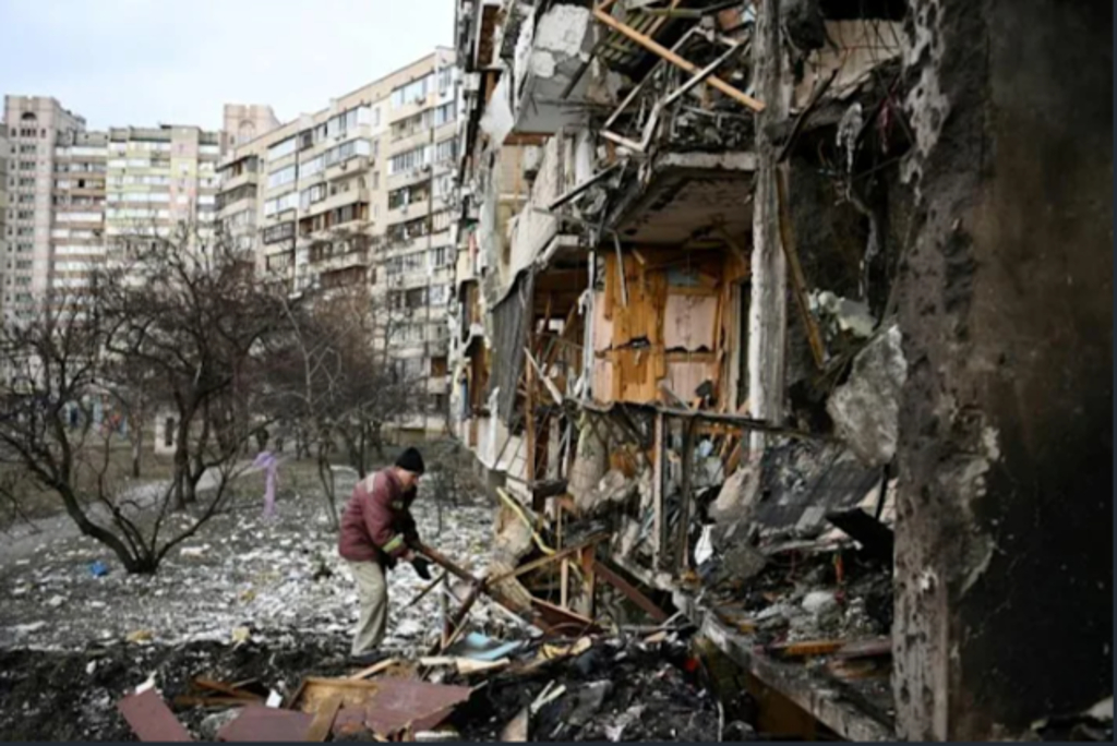 shelling in Ukraine