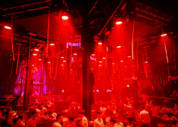 A nightclub in Yangon, Myanmar.