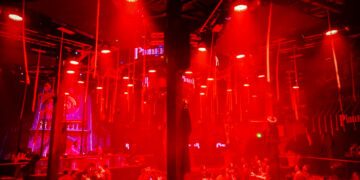 A nightclub in Yangon, Myanmar.