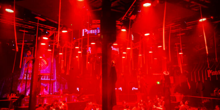 A nightclub in Yangon, Myanmar.
